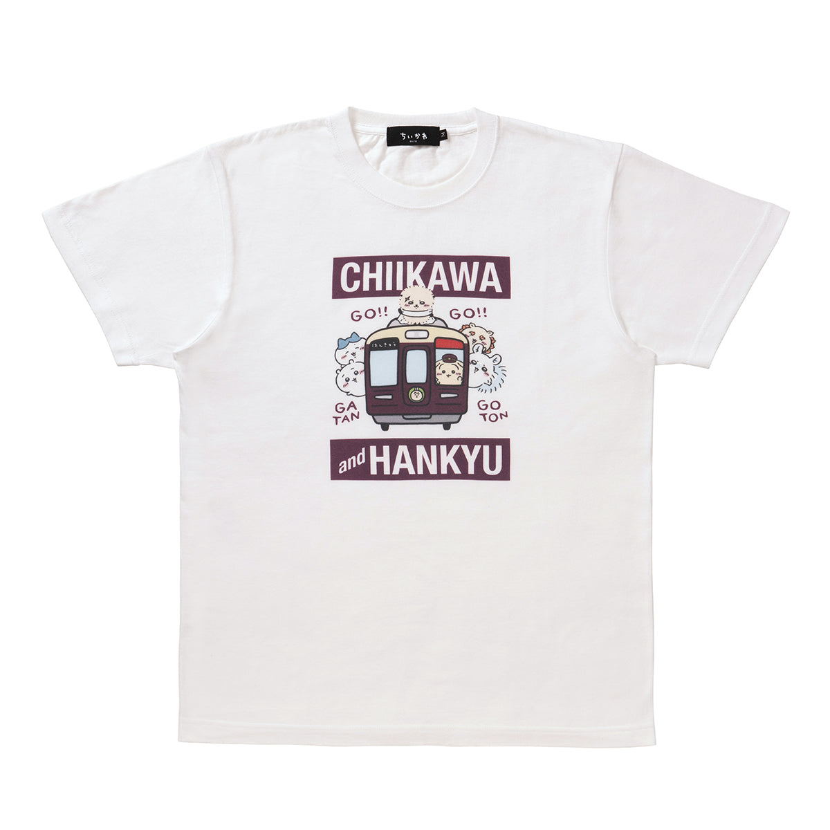 2種類セット　ちいかわ 阪急電車なTシャツ　Mサイズ　電車正面　電車側面