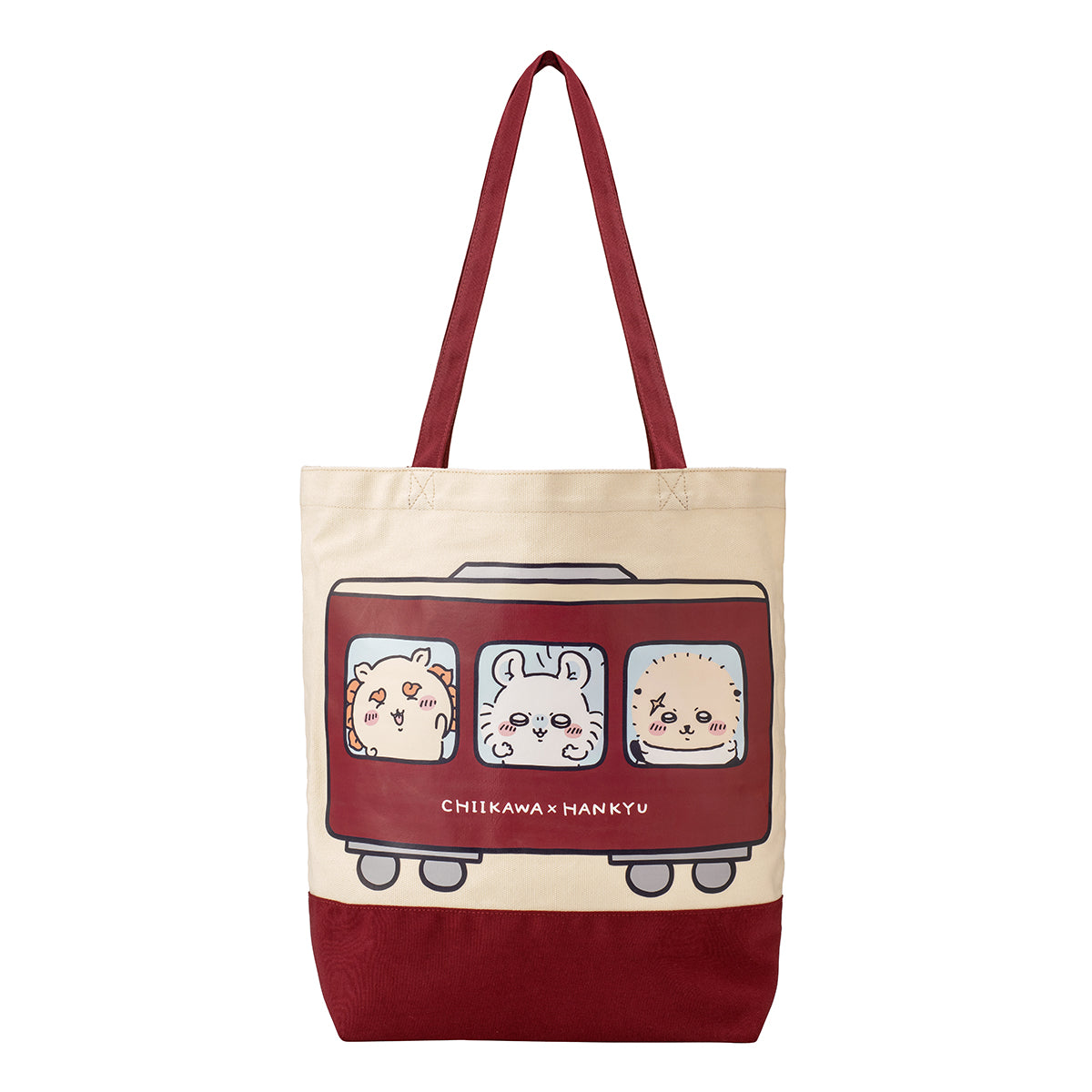 Chiikawa Hankyu Train Shoulder Tote Bag