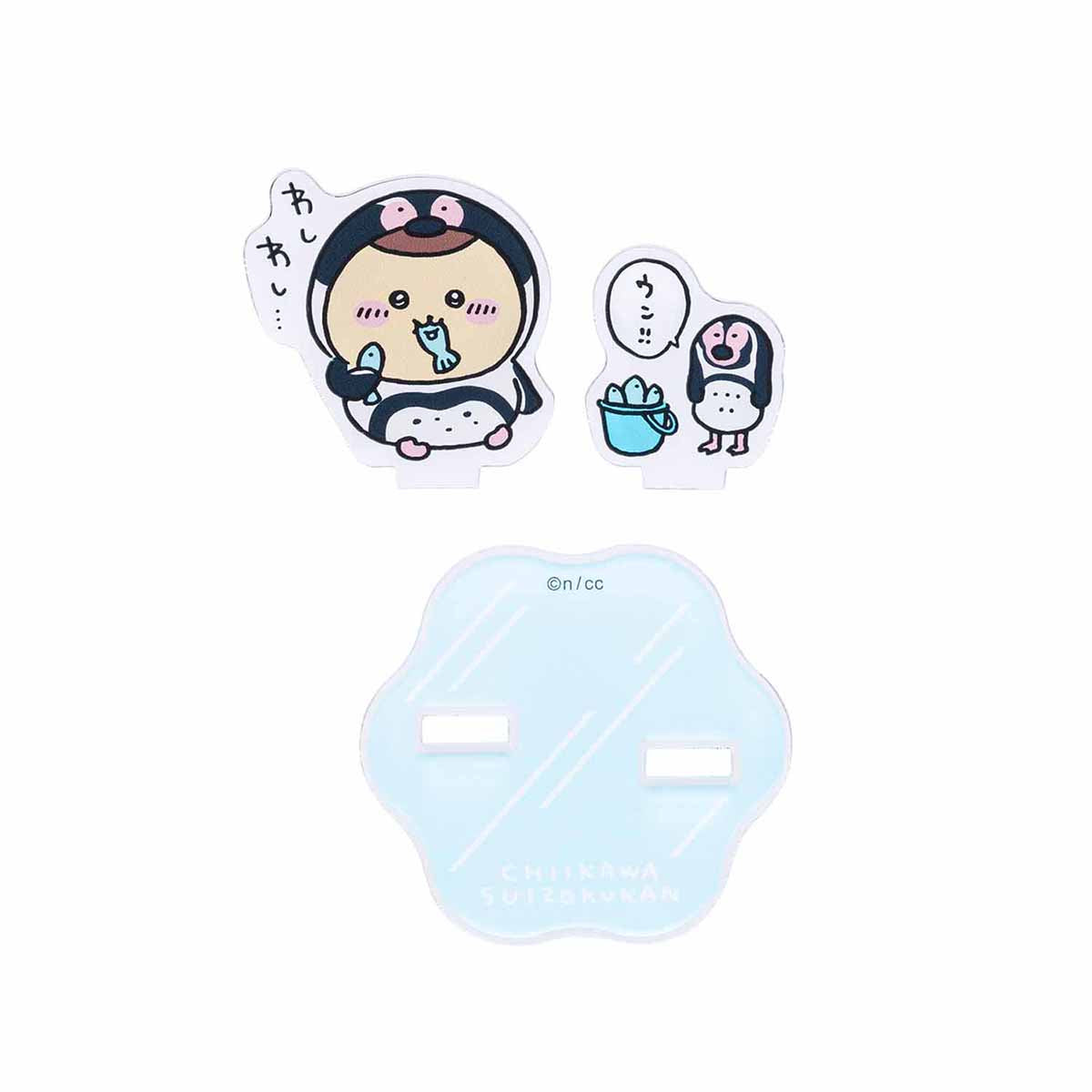 吉伊卡哇水族馆 分层亚克力立牌(栗子馒头×洪堡企鹅)