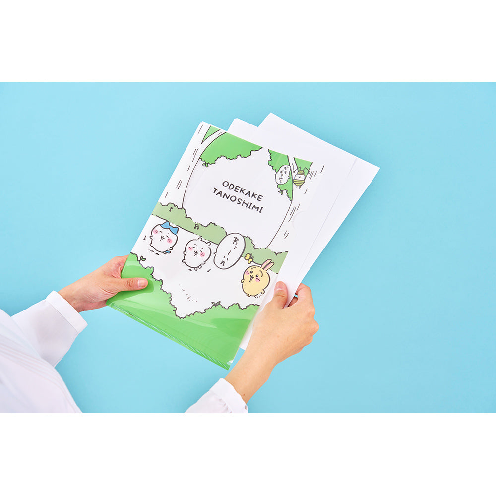 ちいかわ お出かけ楽しみ!な クリアファイル