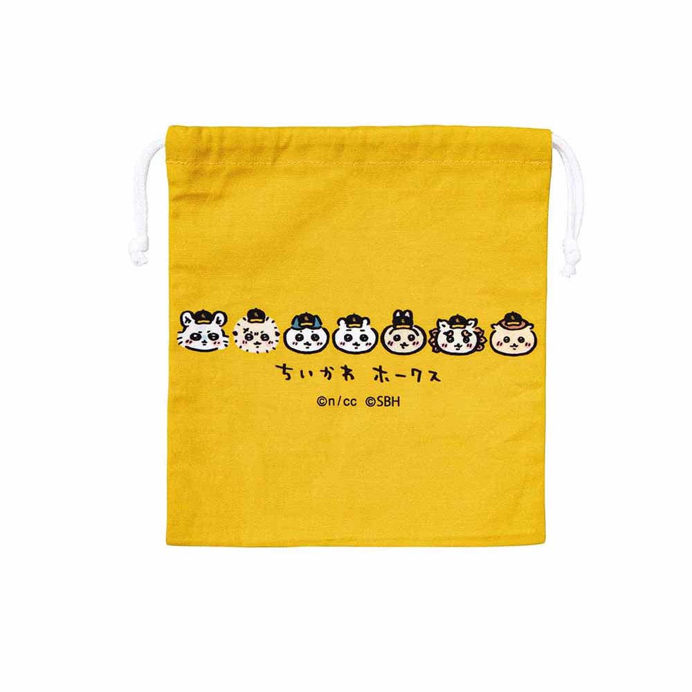 ちいかわ/ホークス ほどよいサイズの巾着