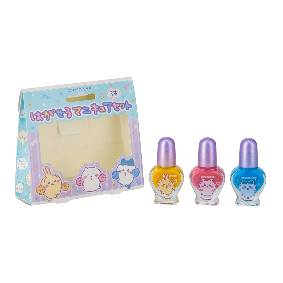 치이카와 떼어낼 수 있는 매니큐어 3개 세트 (B)