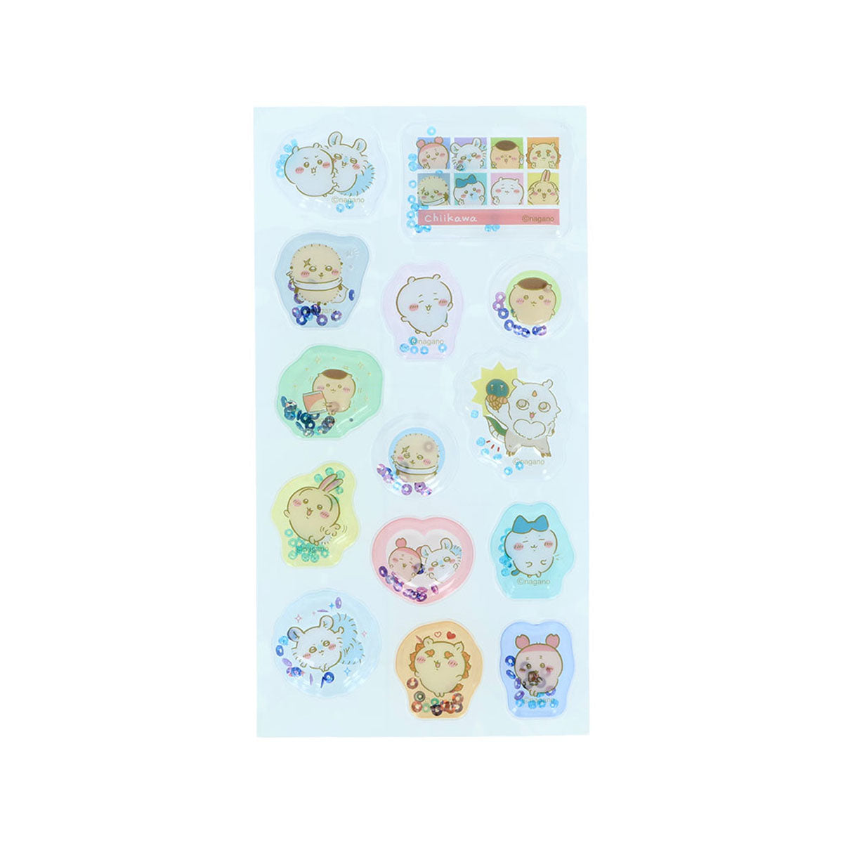 ちいかわ わたあめカプセルシール(みんな)【クレジットカード決済限定商品】