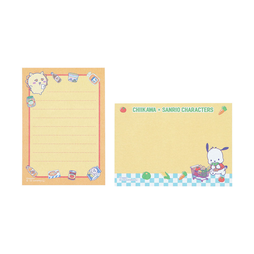 吉伊卡哇 × 三麗鷗角色 迷你便條紙 (風獅爺 × 帕恰狗)