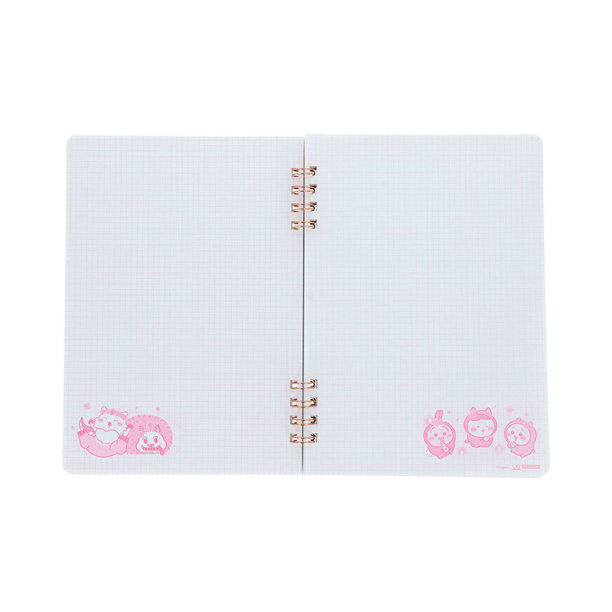 Chiikawa B6 Double Ring Notebook (Sakura Pink - Night Sakura)