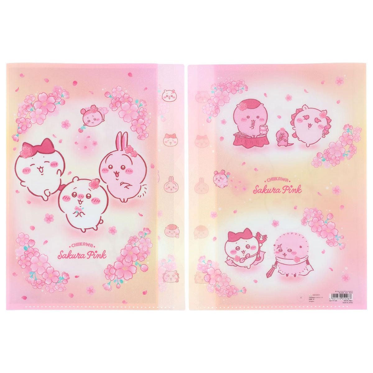 yoshiになります。 ちいかわ クリアファイル 52枚 ちいかわ ダイカットクリアファイル5P（Sakura Pink・サクラ） | ちい