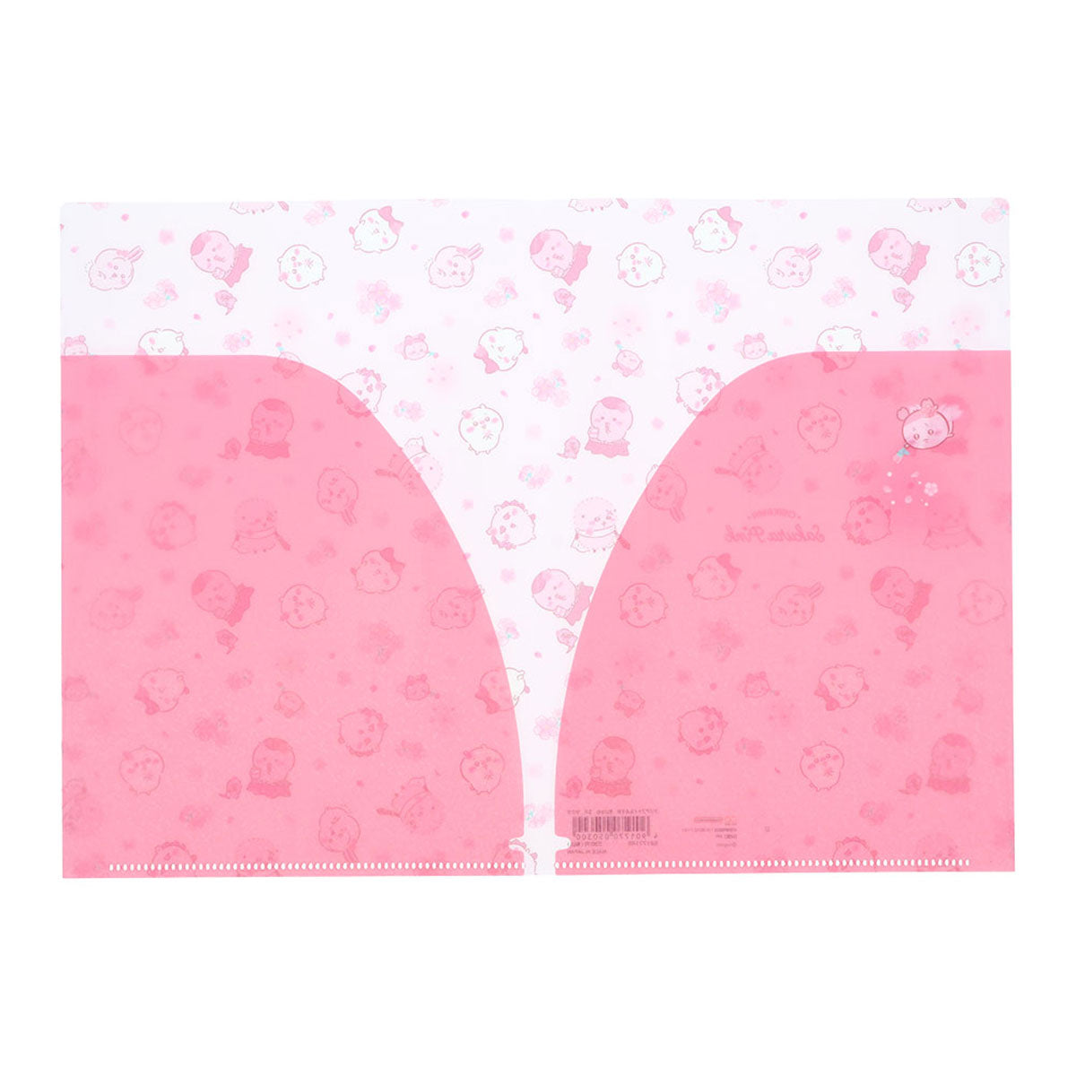 ちいかわ クリアファイルA5W(Sakura Pink・サクラ)