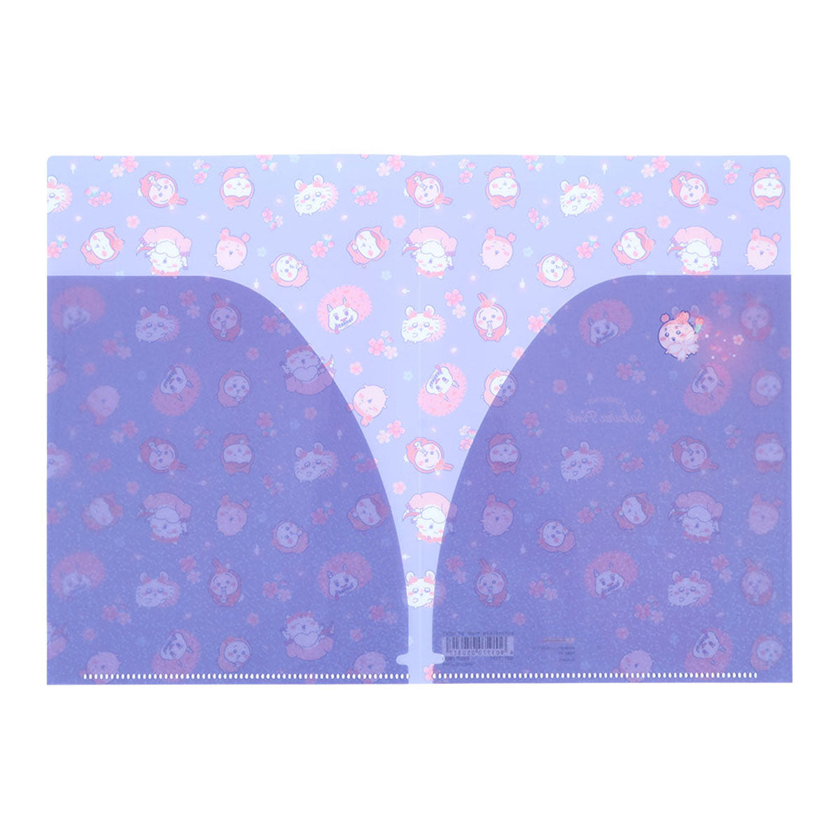 치이카와 클리어 파일 A5W (Sakura Pink・밤사쿠라)