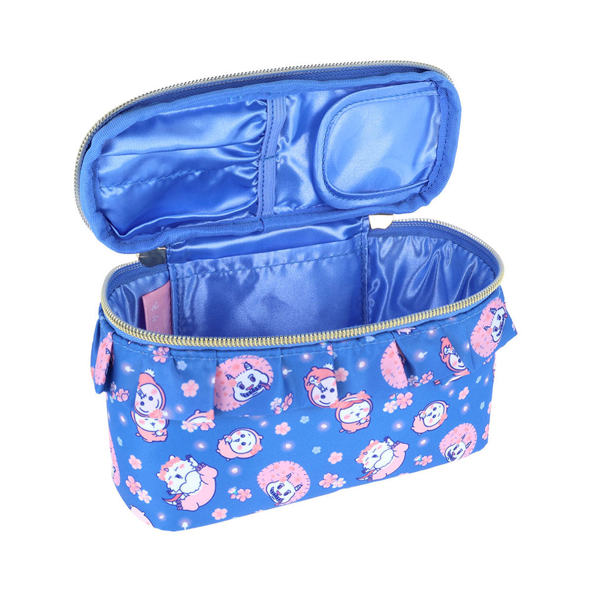 Chiikawa Frill Vanity Pouch (Sakura Pink - Night Sakura)