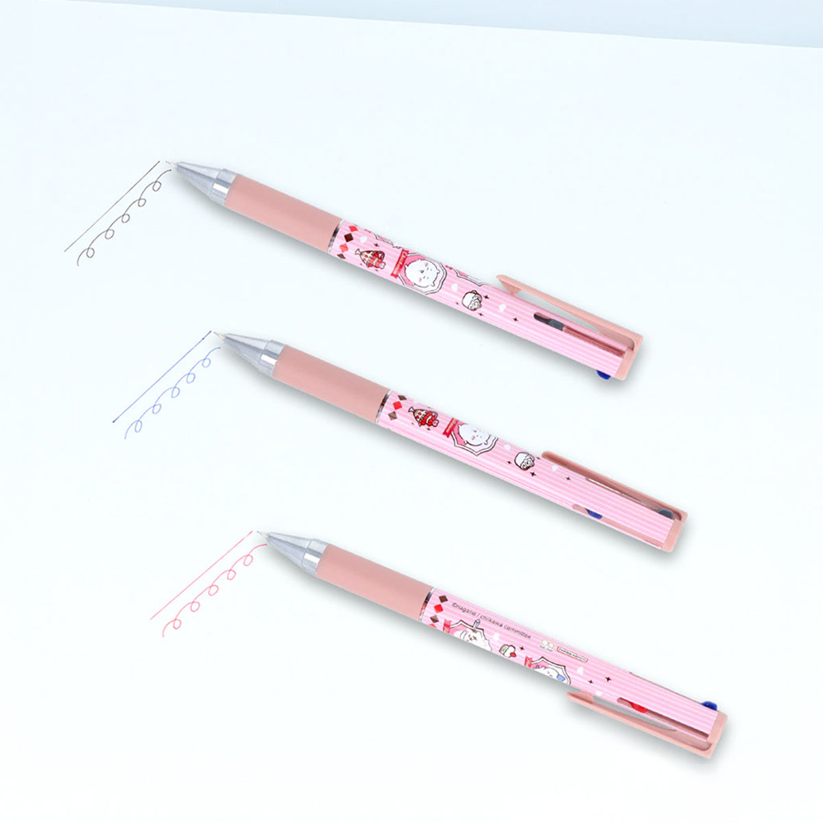 Chiikawa Juice Up 3 Pen (Strawberry Color)