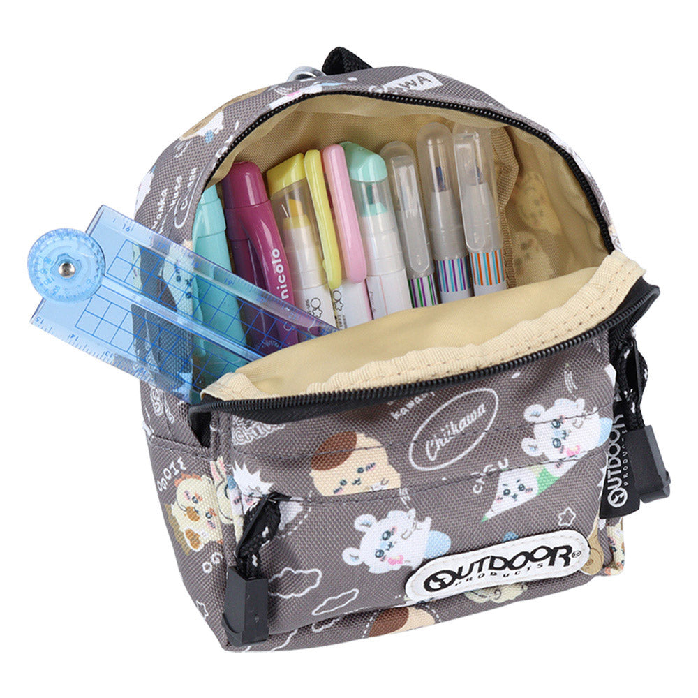 ちいかわ ペンケース BACKPACK OD26(チャコールグレー)