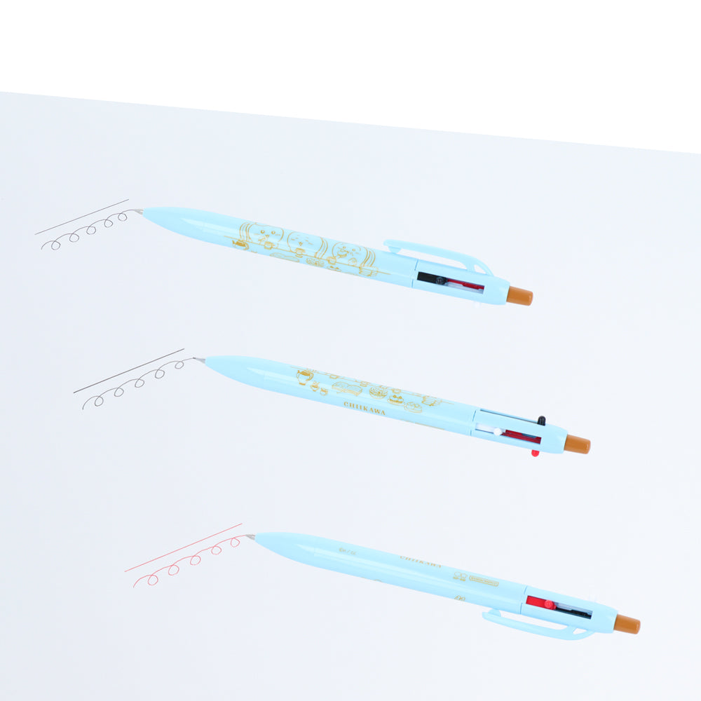 Chiikawa Sharp Pencil & 2 Ballpoint Pens (Tea Time A)