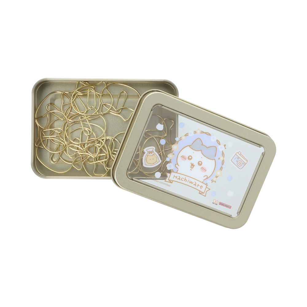 ちいかわ 缶入クリップ(ハチワレ)
