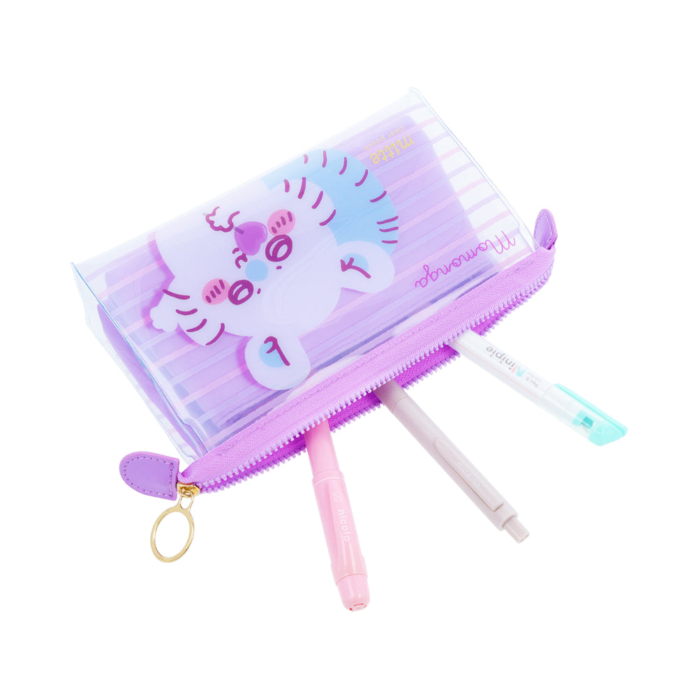 吉伊卡哇 透明立體小包mitte(莫莫加&螃蟹)