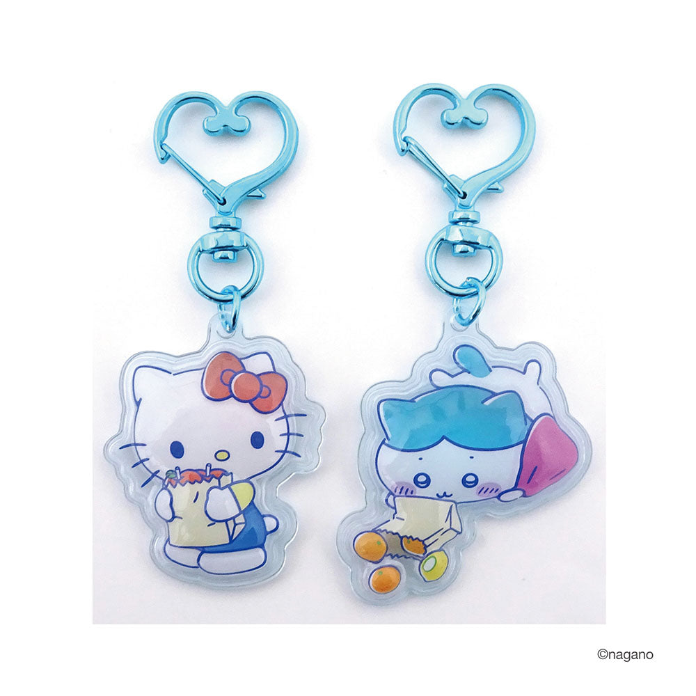 ちいかわ　サンリオ　ぷっくりったい　キーホルダー　6種セット ちいかわ×サンリオキャラクターズ ぷっくりったいペアキーホルダー