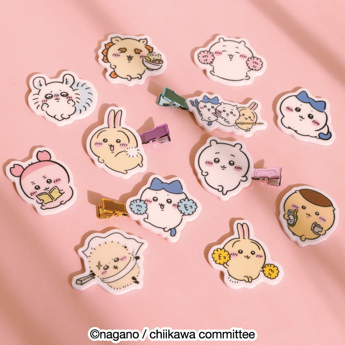 Chiikawa Selectable! Acrylic Hair Clip 1BOX (48 pieces)