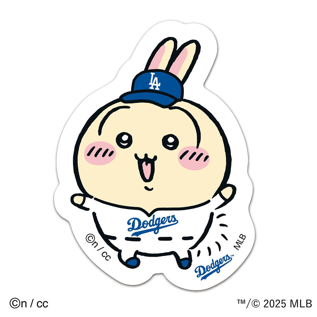 吉伊卡哇×MLB TOKYO SERIES 不规则贴纸 ③ 乌萨奇(道奇队)