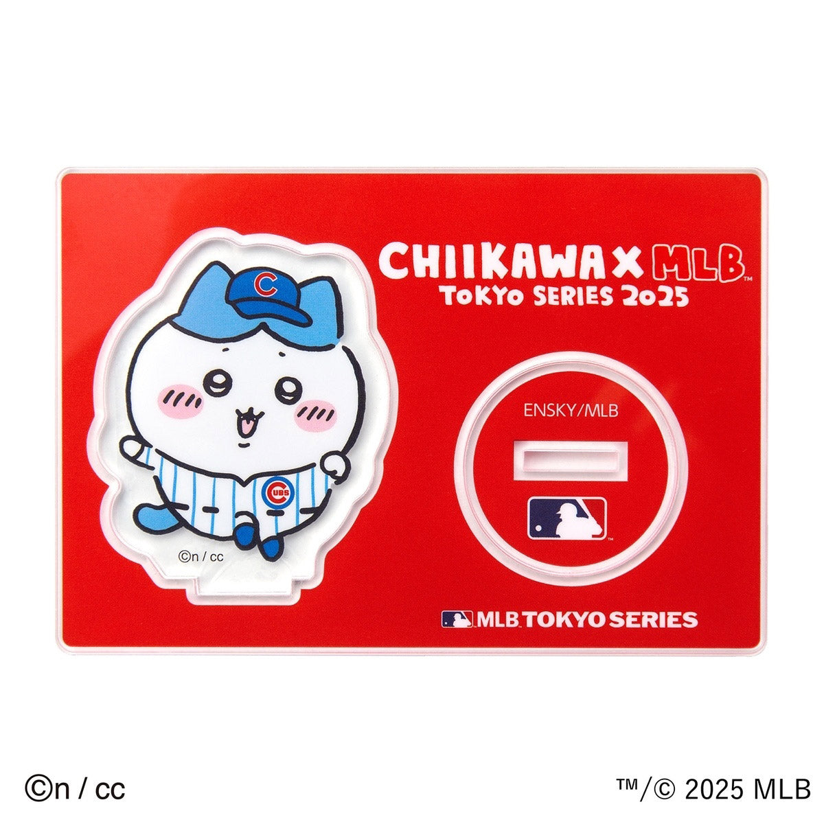 ちいかわ×MLB TOKYO SERIES アクリルスタンド⑤ハチワレ(カブス)