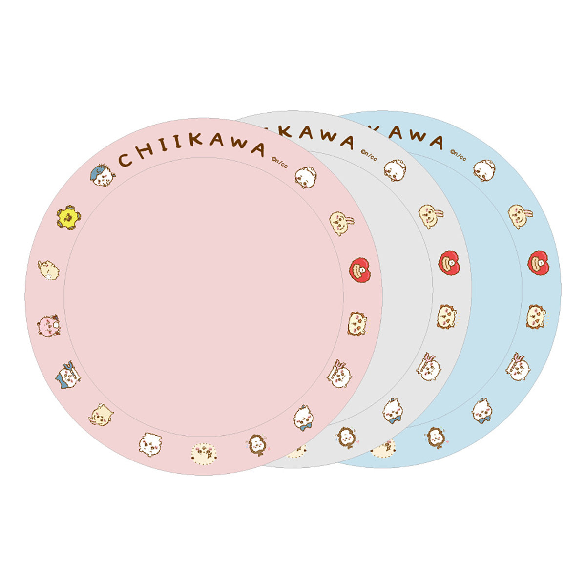 치이카와 작은 접시 3개 세트