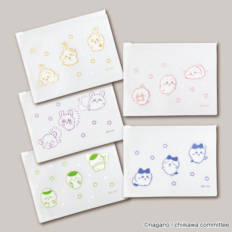 치이카와 3D 부직포 마스크 (5매입, 일반 사이즈, 스마일) 마스크 케이스 포함