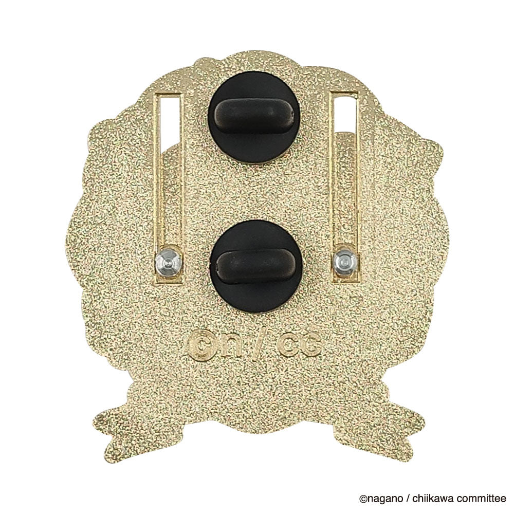 Chiikawa Large Gimmick Pin Badge (Momonga)