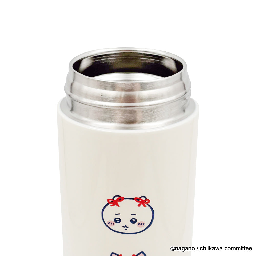Chiikawa One-Touch Stainless Bottle 350ml (Ribbon)