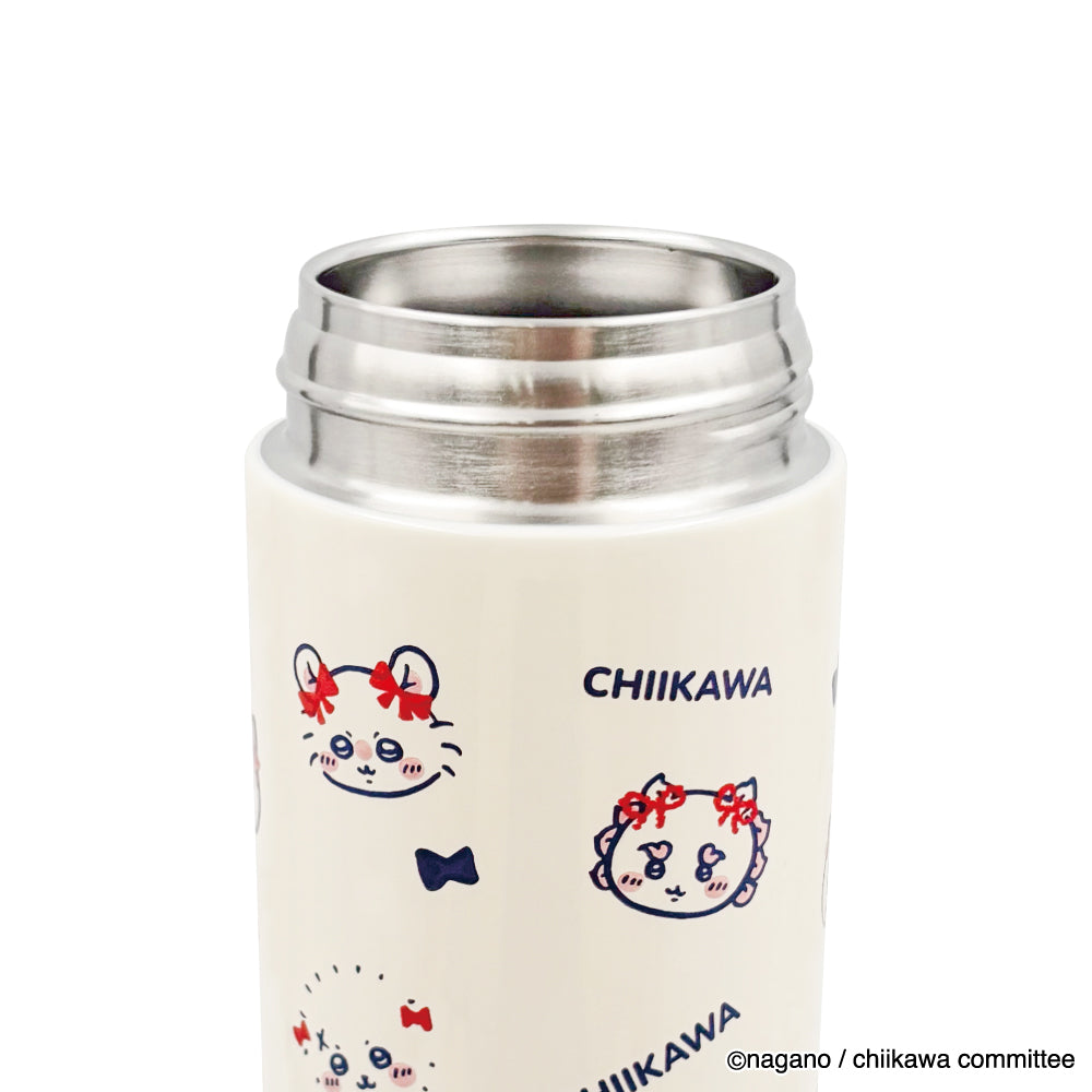 Chiikawa One-Touch Stainless Bottle 500ml (Ribbon)