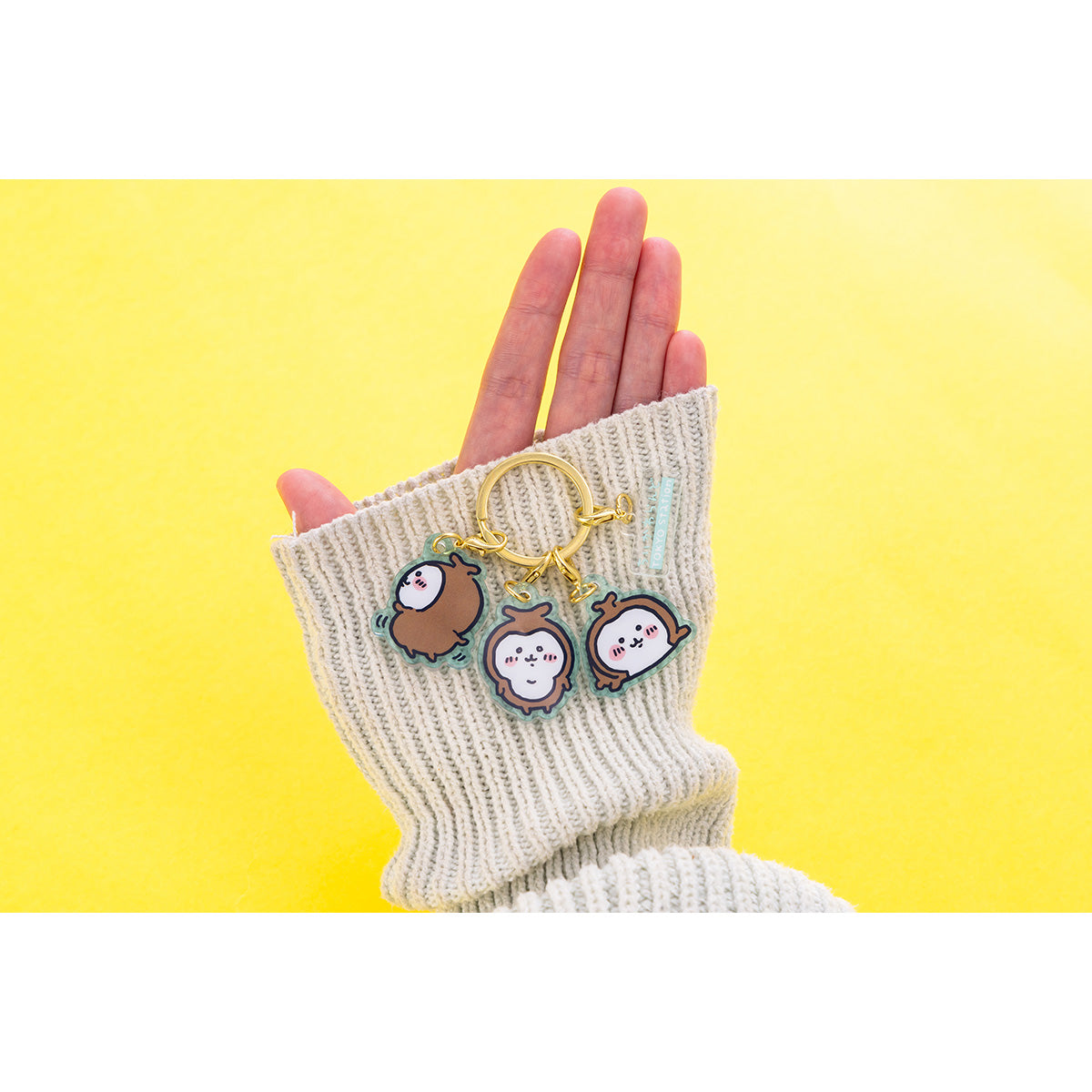 吉伊卡哇 東京特產 分開使用!3連壓克力吊飾(兔子)