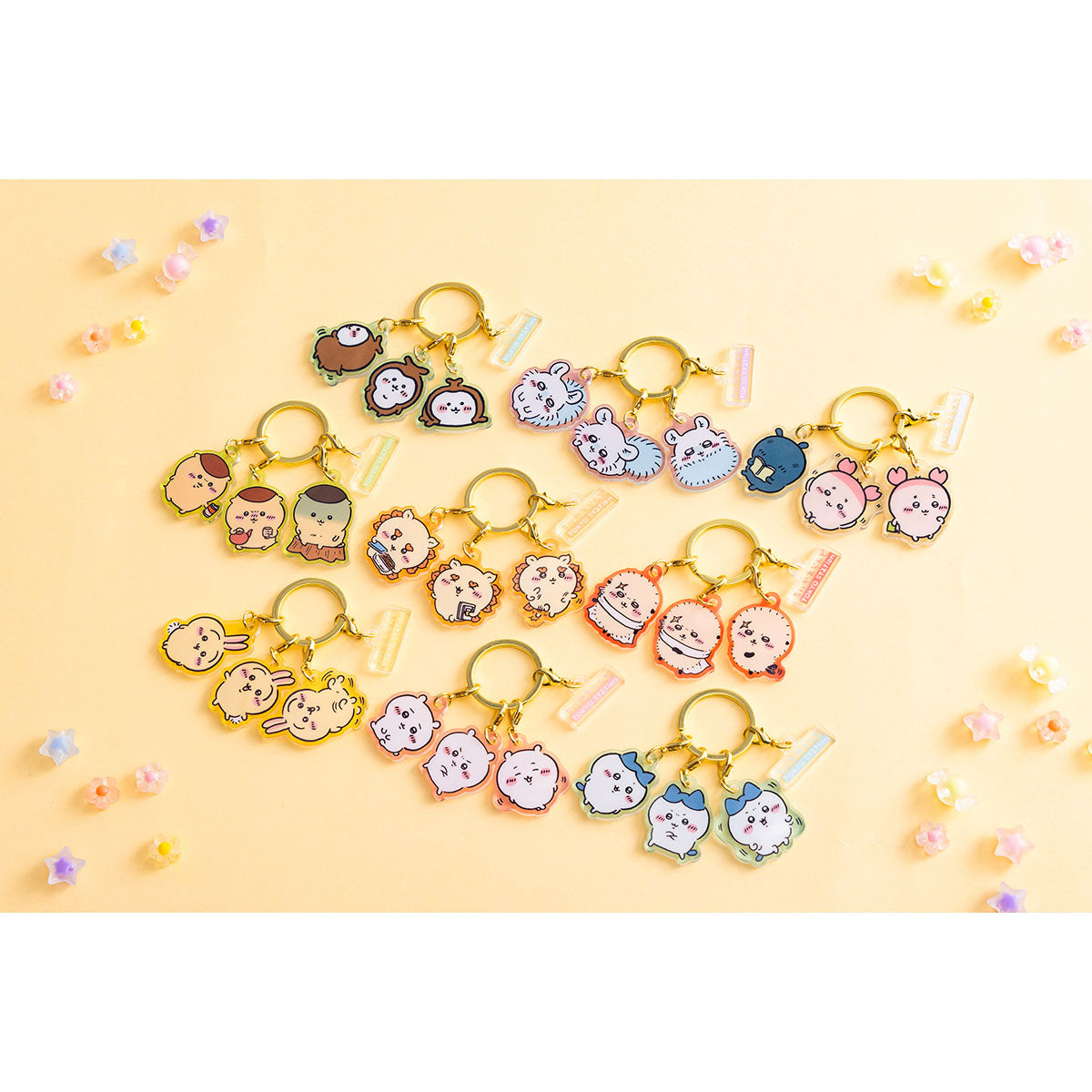 ちいかわ 東京みやげ 分けられる!3連アクリルチャーム(シーサー)