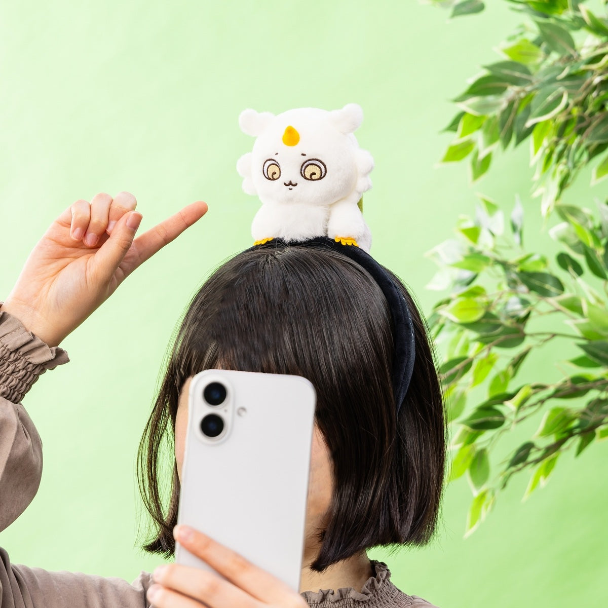 ちいかわ ちいかわパーク ぬいぐるみカチューシャ(あのこ)