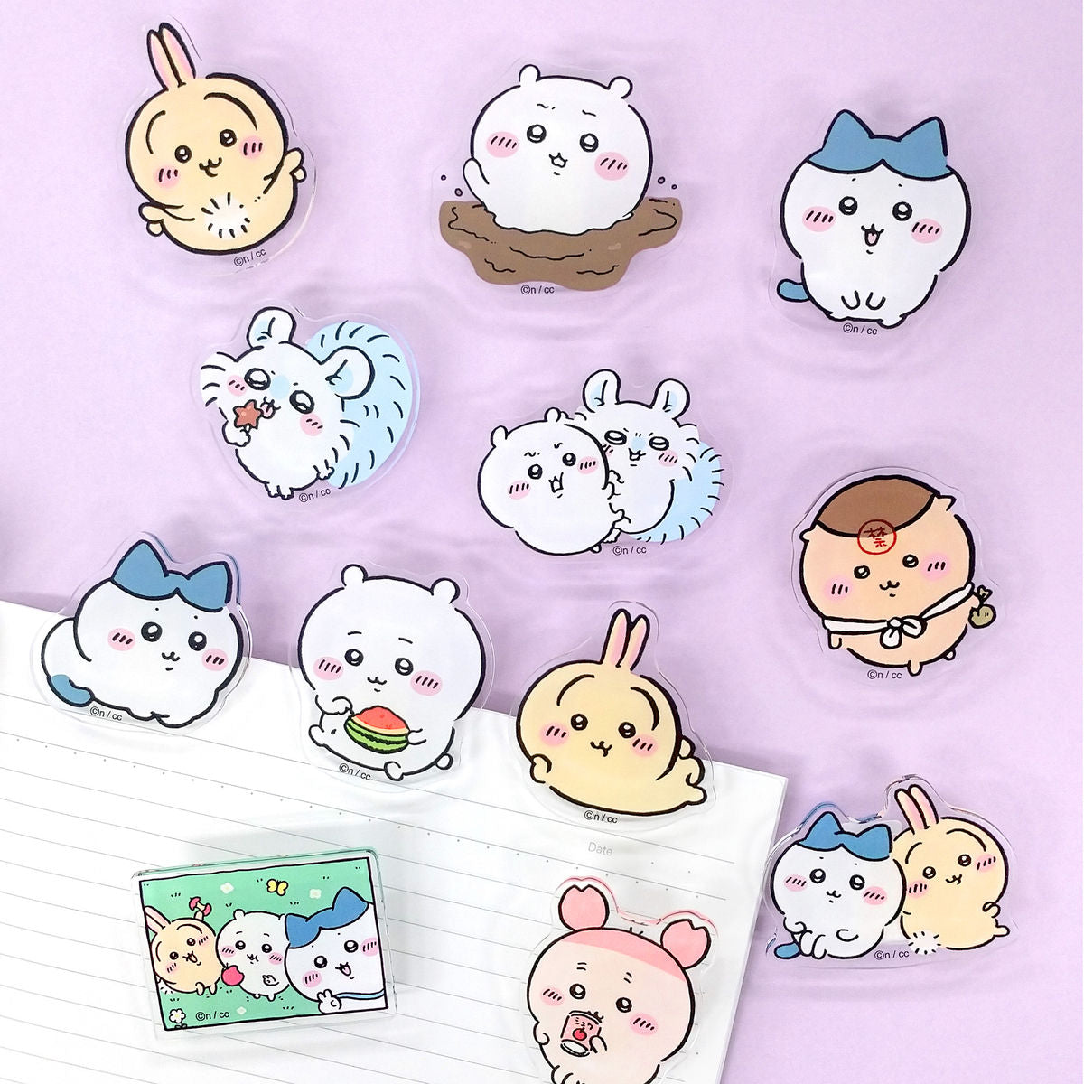 ちいかわ アクリルクリップ(ちいかわ・チョコ沼)