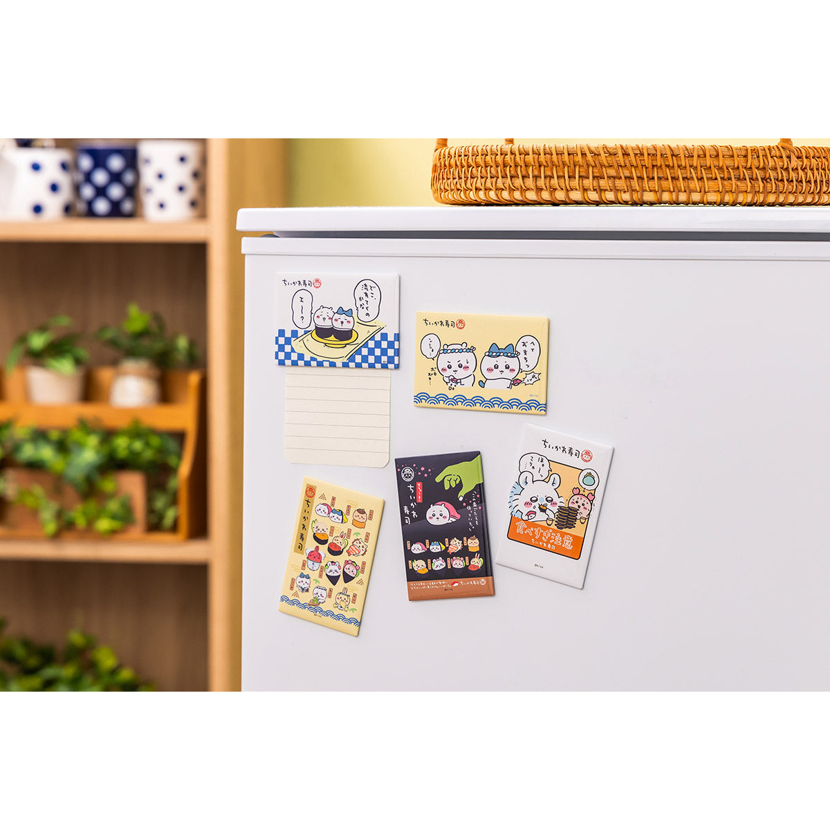 ちいかわ ちいかわ寿司 スクエアマグネット(この歯ごたえを待っていた。)