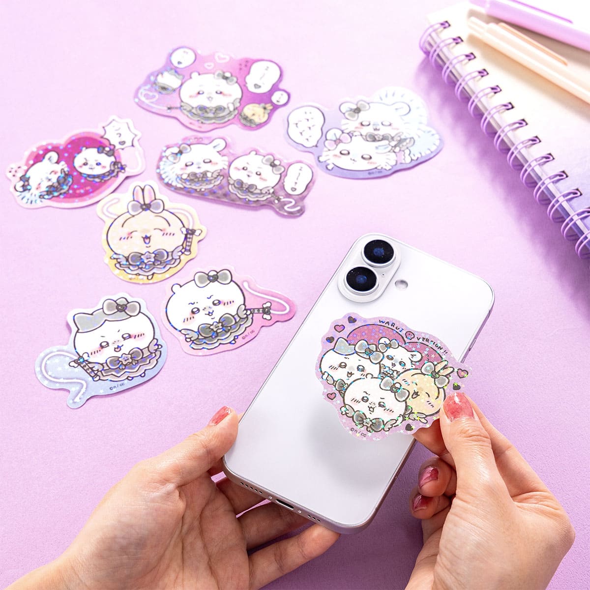 ちいかわ まじかるちいかわ 悪いバージョンなホログラムステッカー(悪いね)