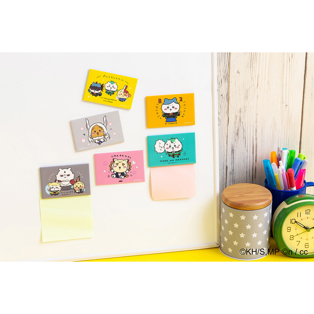 僕のヒーローアカデミア×ちいかわ スクエアマグネット(麗日お茶子×シーサー)