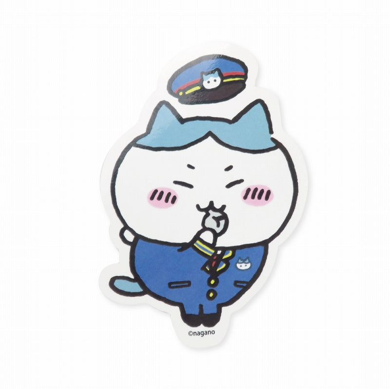 ちいかわ ダイカットステッカー 笛吹き ハチワレ