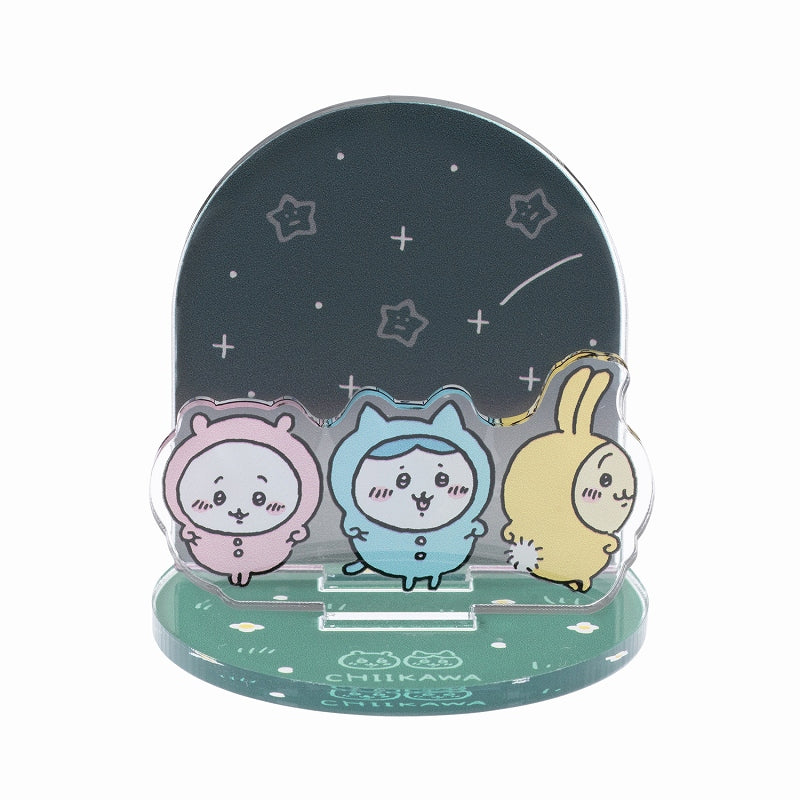ちいかわ なかよしおでかけプチアクリルスタンド（よるのおさんぽ 