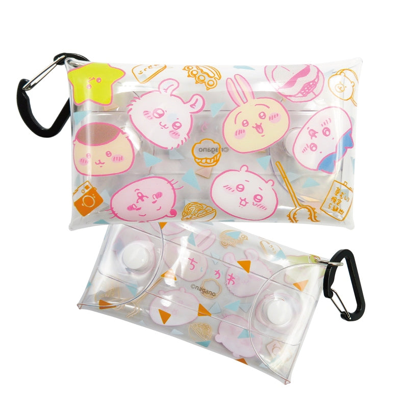 ちいかわ クリアマルチケースS 総柄