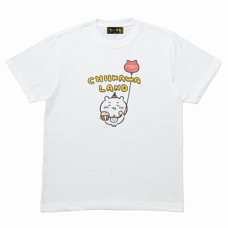 ちいかわらんど Tシャツ ポップコーン ホワイト