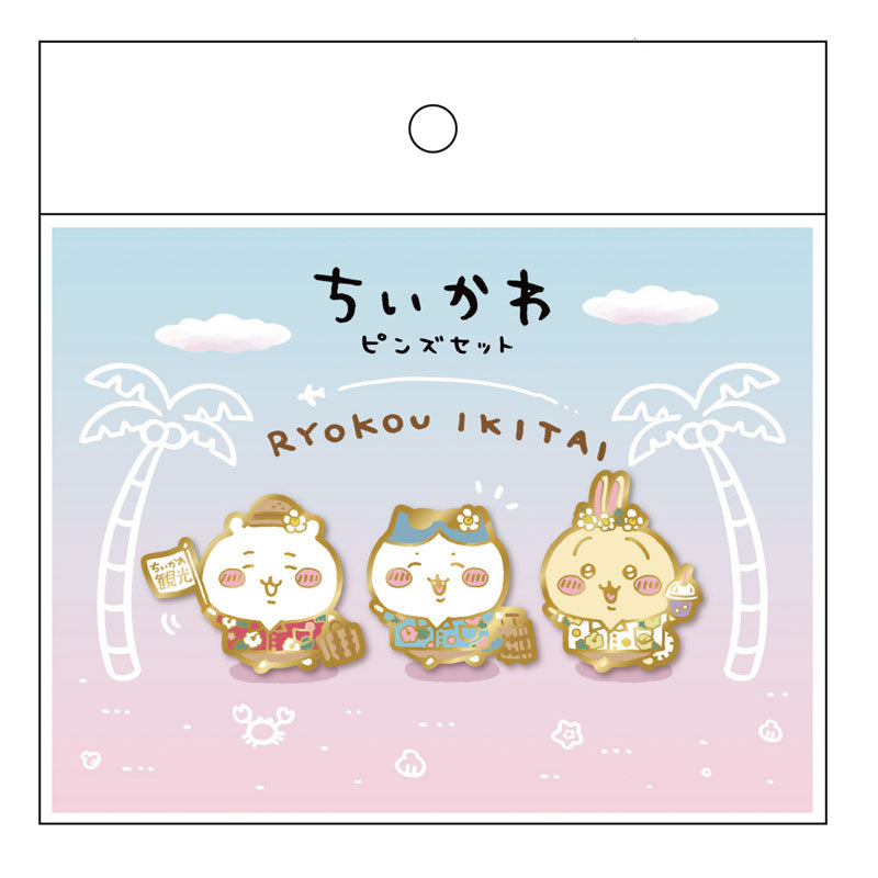 Chiikawa Pin Set Chiikawa Tourism