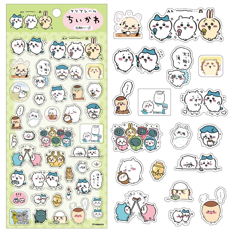 Chiikawa Clear Sticker (5) Ah~…♪
