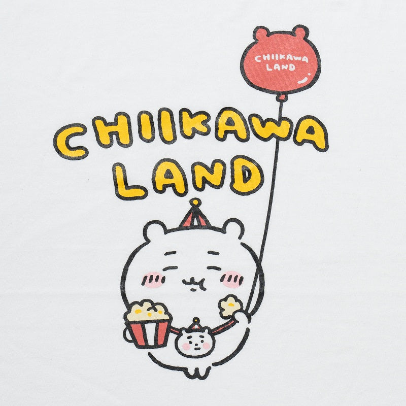 치이카와 랜드 T셔츠 팝콘 (화이트)
