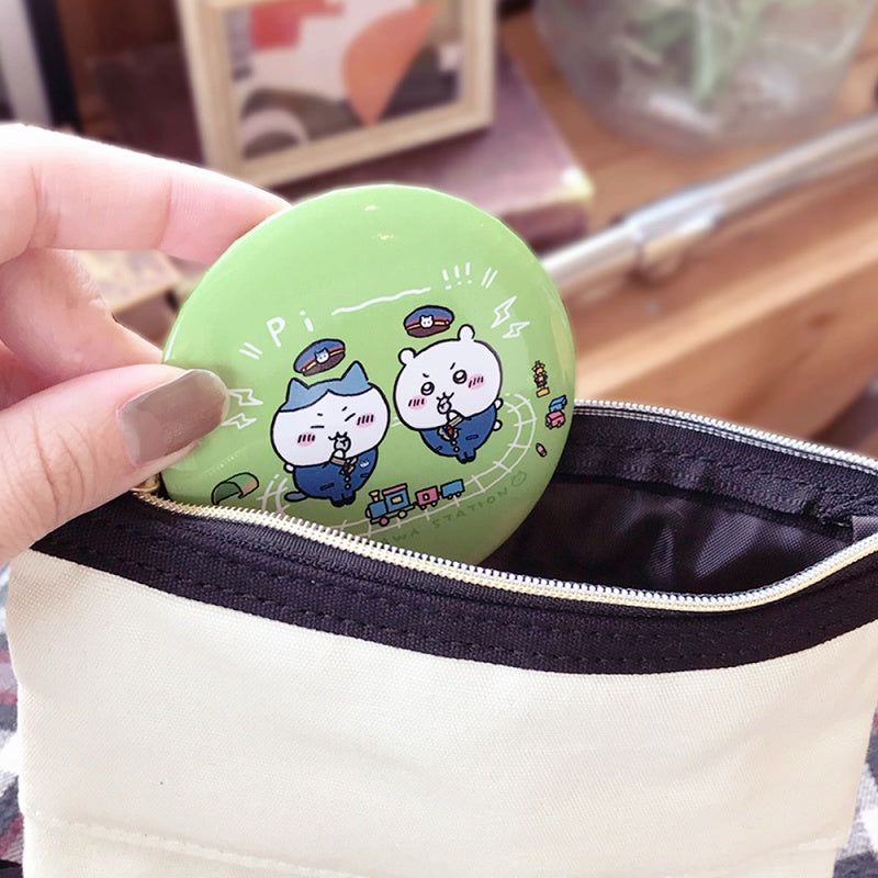 吉伊卡哇 徽章镜子 喀嚓吹吉伊卡哇