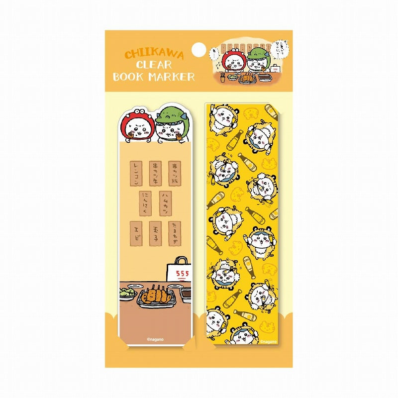 吉伊卡哇 透明书签2枚套装 黄色 大阪 吉伊卡哇