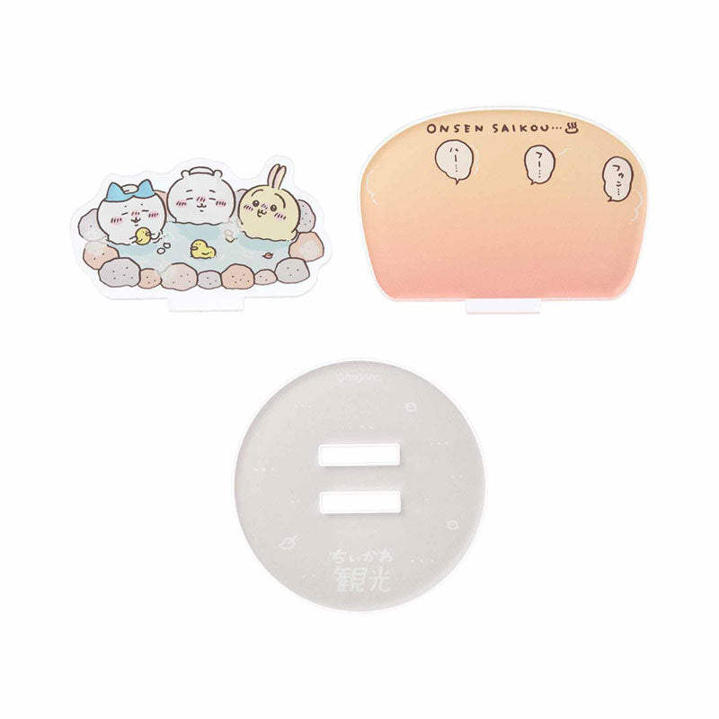 吉伊卡哇观光 分层亚克力立牌(温泉最棒)
