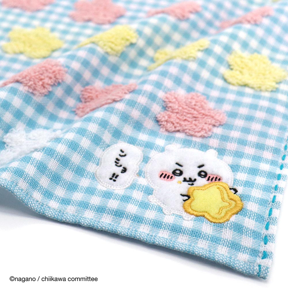 Chiikawa Towel Handkerchief (Star Blue)