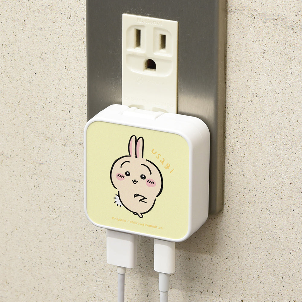Chiikawa USB/USB Type-C AC Adapter (Usagi)