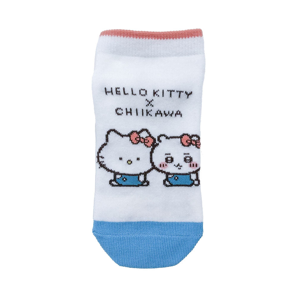 Chiikawa x Sanrio Characters Sneaker Socks (Chiikawa & Hello Kitty) Kids'