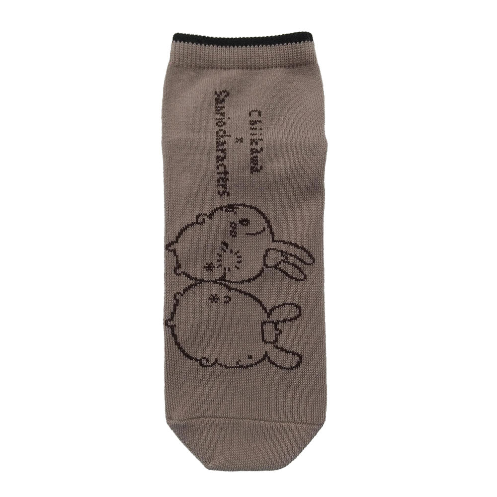 吉伊卡哇×三麗鷗角色 運動襪(兔子&布丁狗) 男款