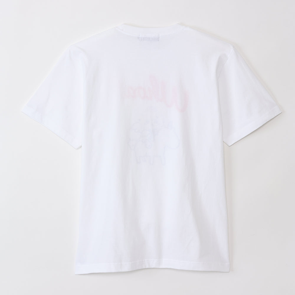 Chiikawa Angel & Demon T-shirt (Rakko & Steed White)