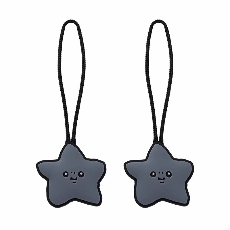 吉伊卡哇 拉链标签(黑星)